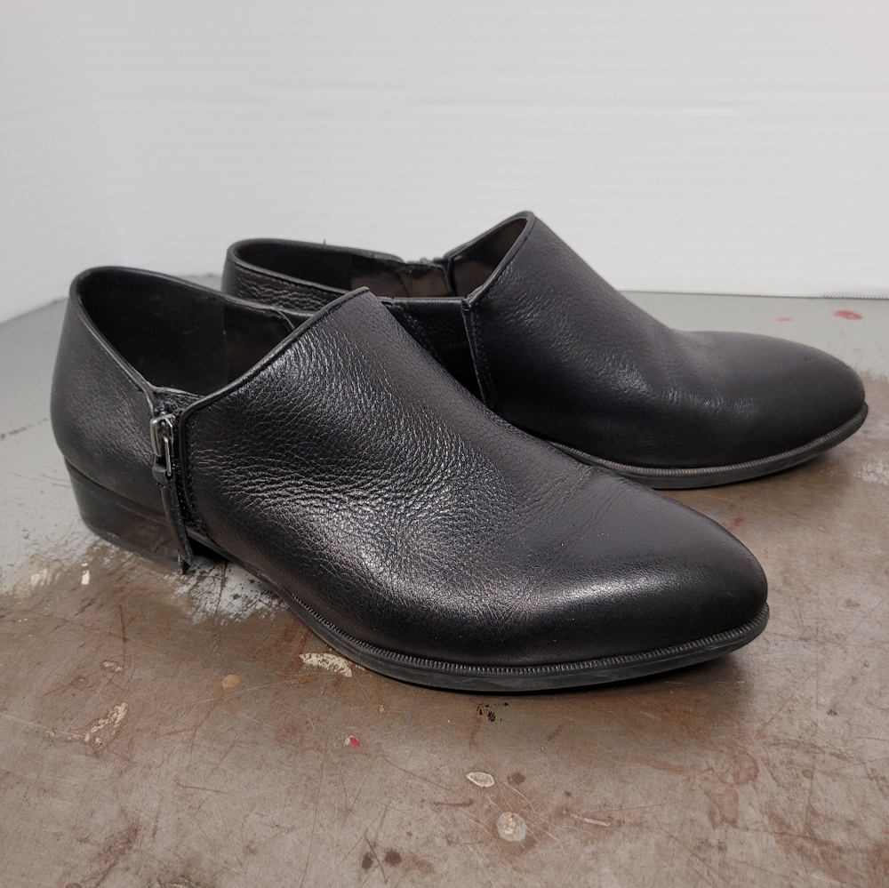 NINE WEST BOOTIE SHOES BLACK 8.5